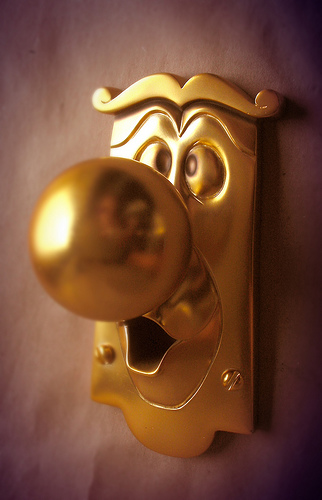 Alice and Wonderland doorknob