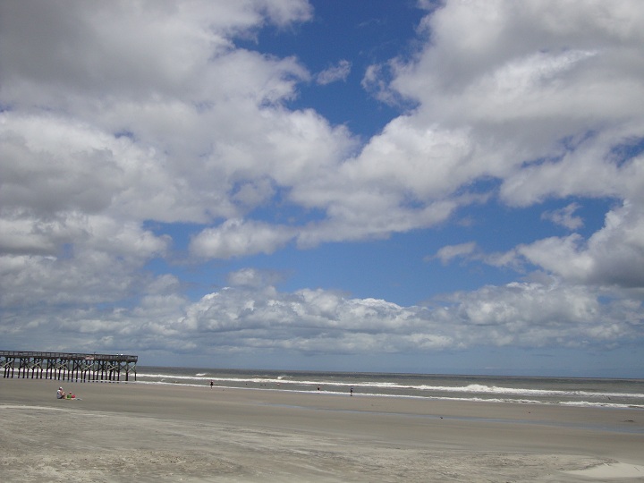 the pier on a sunnier day