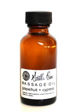 Stella Deer Grapefruit Cypress Organic Massage Oil