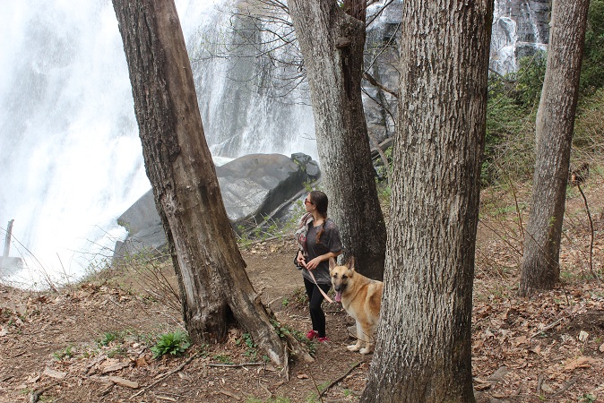 Lia & Greta by Rainbow Falls