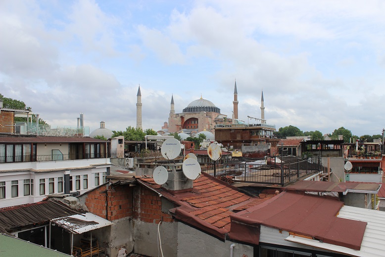 view-of-Hagia-Sophia-from-hotel-rooftop